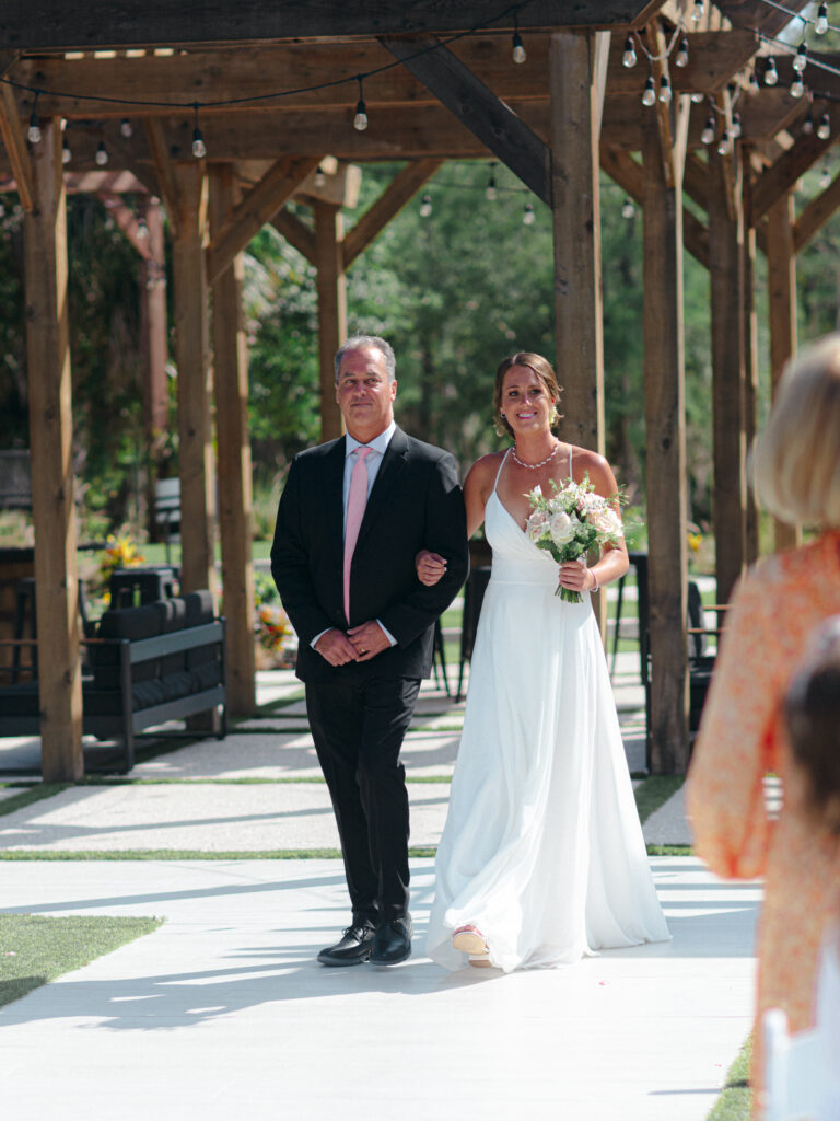 Wedding Ceremony at Corkscrew Weddings and Winery in Estero, Florida