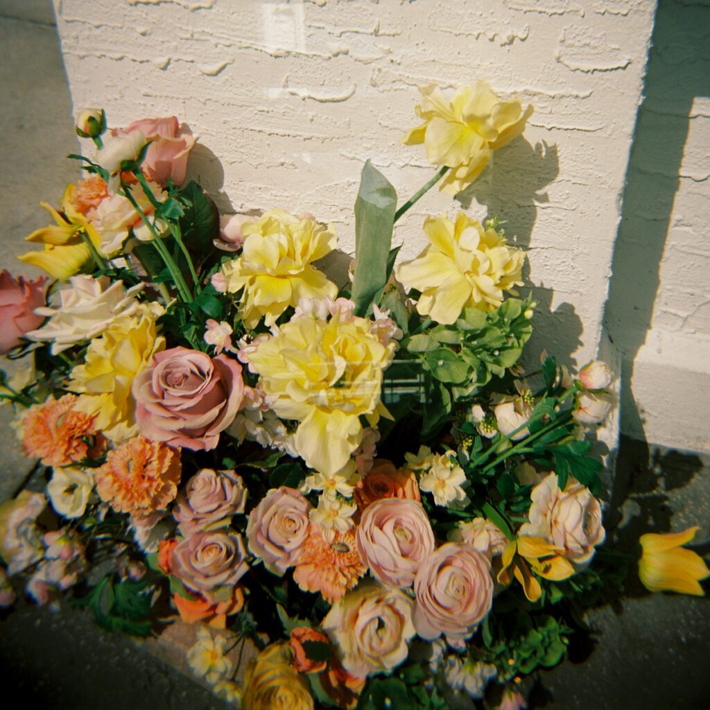 Holga 120 Wedding Flowers